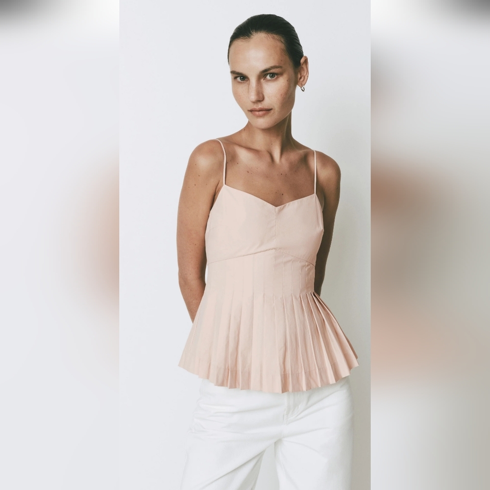 Rue Sophie Lisse Flutter Top, Blush